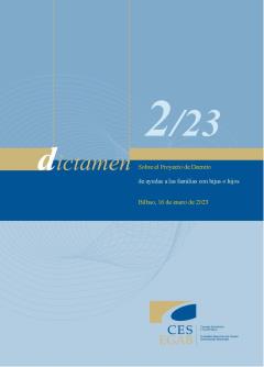 Dictamen 2/23 de 16 de enero sobre el Proyecto de Decreto de ayudas a las familias con hijas o hijos